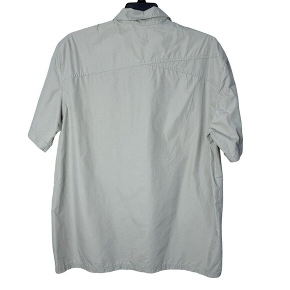 Field & Stream Men's Khaki Short Sleeve Button-Up Shirt 2 Chest Pockets XL - Picture 4 of 5